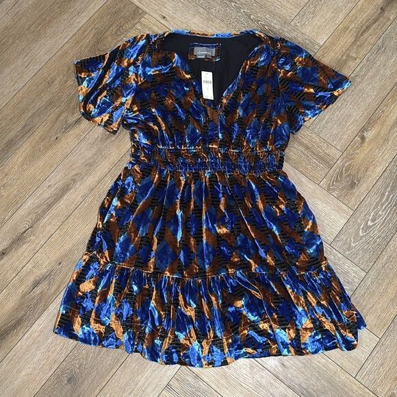 NWT Anthropologie Somerset Dress Velvet - Picture 2 of 9